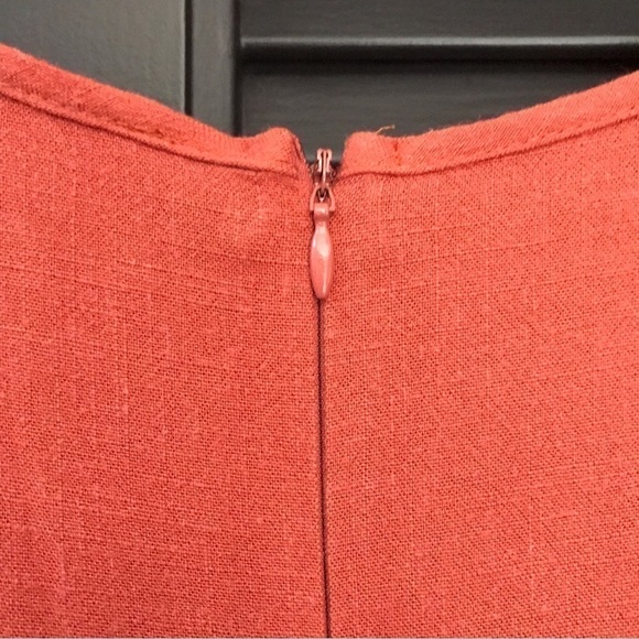 Ces Femme 100% Cotton Cropped Textured Jumpsuit with Front or Back Tie, Size Sm - Picture 10 of 14